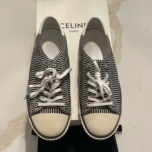 CELINE Men’s Canvas Sneakers | 10.5